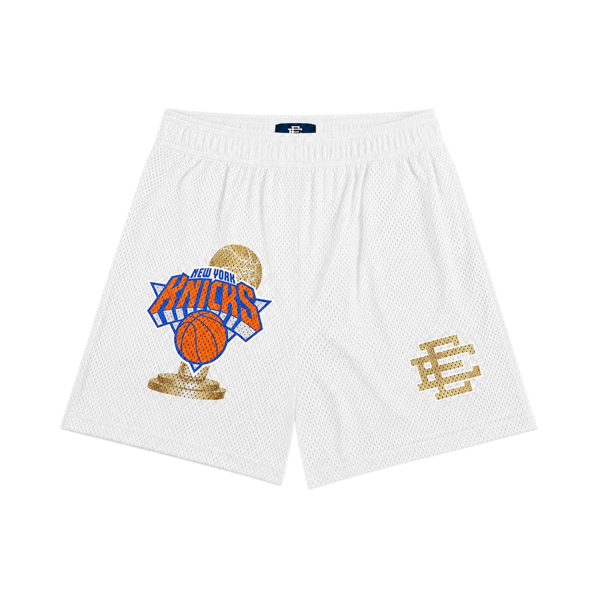 Buy Eric Emanuel EE Knicks Champ Shorts 'White' - EESU26MS27