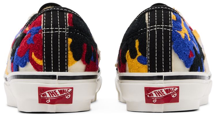 Vans Premium Authentic Needlework White Red Blue
