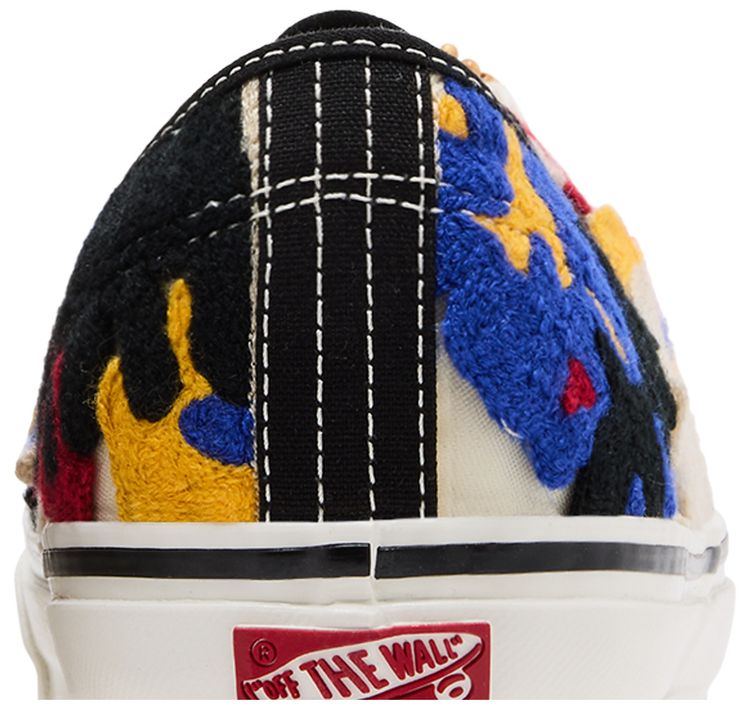 Vans Premium Authentic Needlework White Red Blue