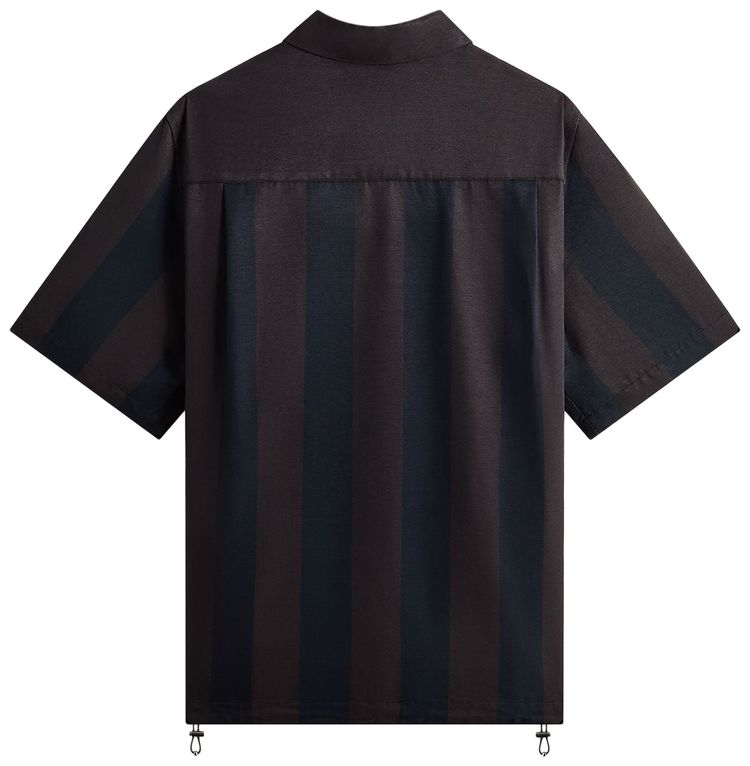 Kith Kin Montis Quarter Zip Faille Shirt Cosmos