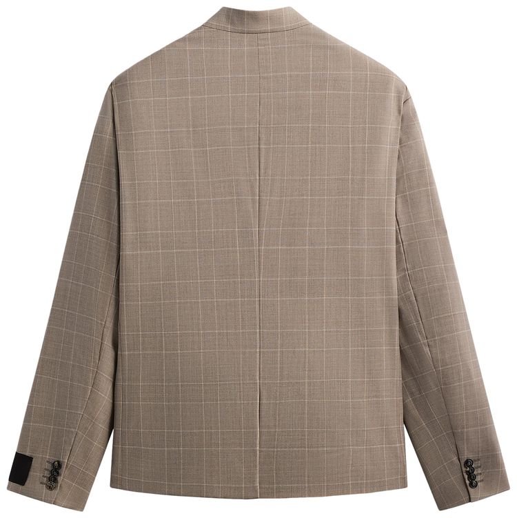 Kith Kin x Giorgio Armani Single Breasted Collarless Jacket Dark Ash