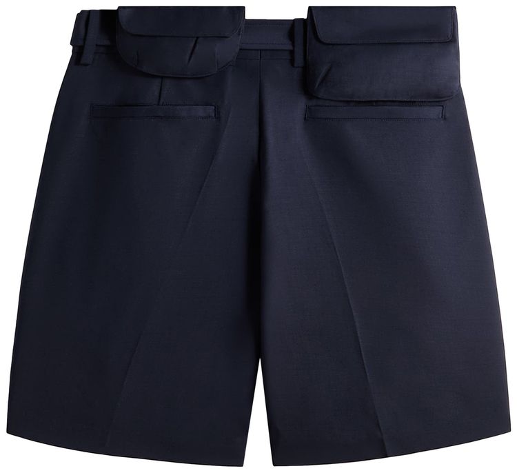 Kith Kin Tropical Wool Emrys Pleated Short Nocturnal