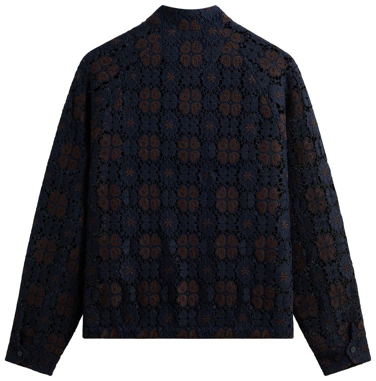Kith Kin Retro Floral Lace Eddy Jacket Cosmos