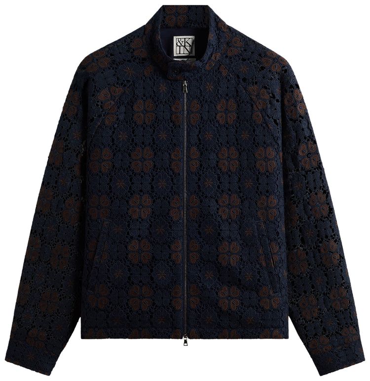 Kith Kin Retro Floral Lace Eddy Jacket Cosmos