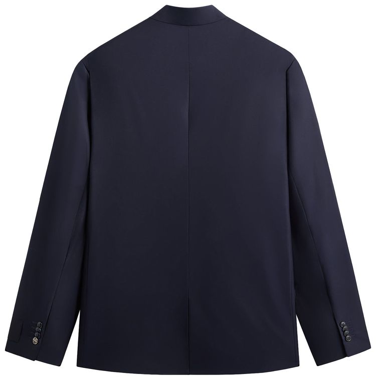 Kith Kin x Giorgio Armani Cropped Collarless Jacket BlueNavy