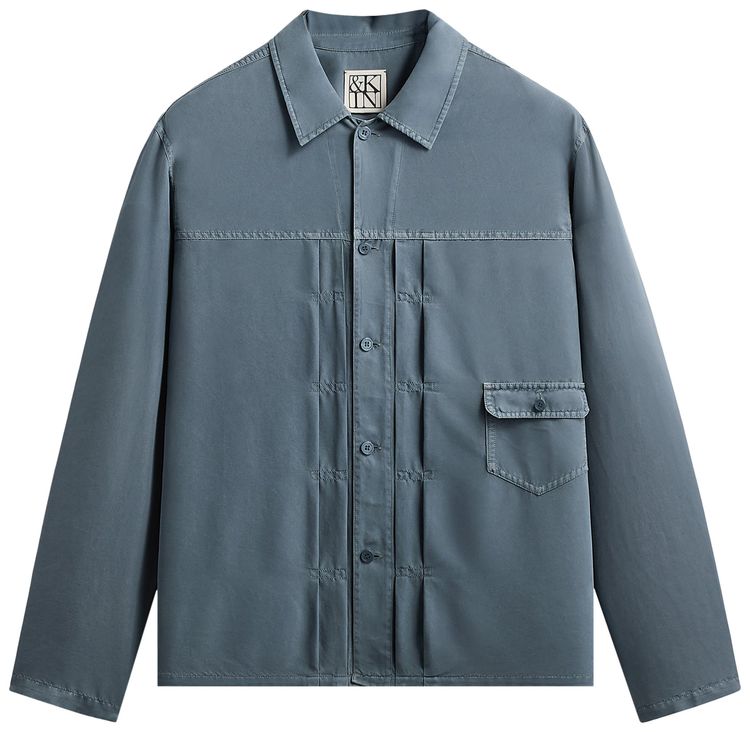 Kith Kin Garment Dyed Silk Collared Yardley Shirt Ovation