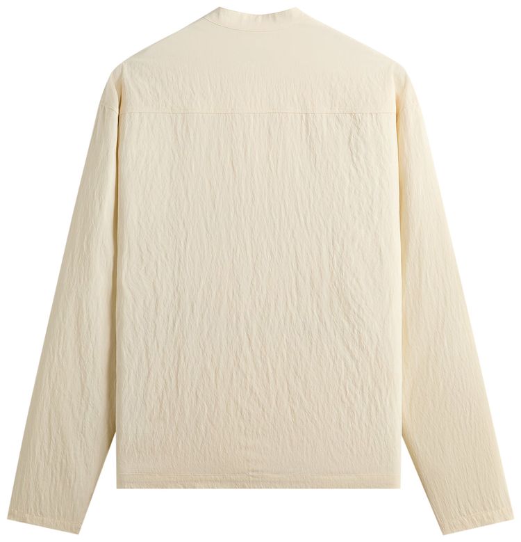Kith Kin Wrinkle Cupro Leven Shirt Sandrift
