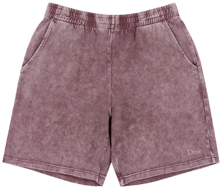 Dime Classic Jersey Sweatshorts Plum Washed