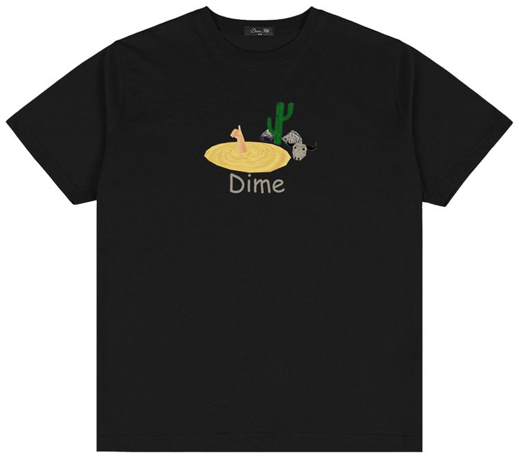 Dime Quicksand T Shirt Black