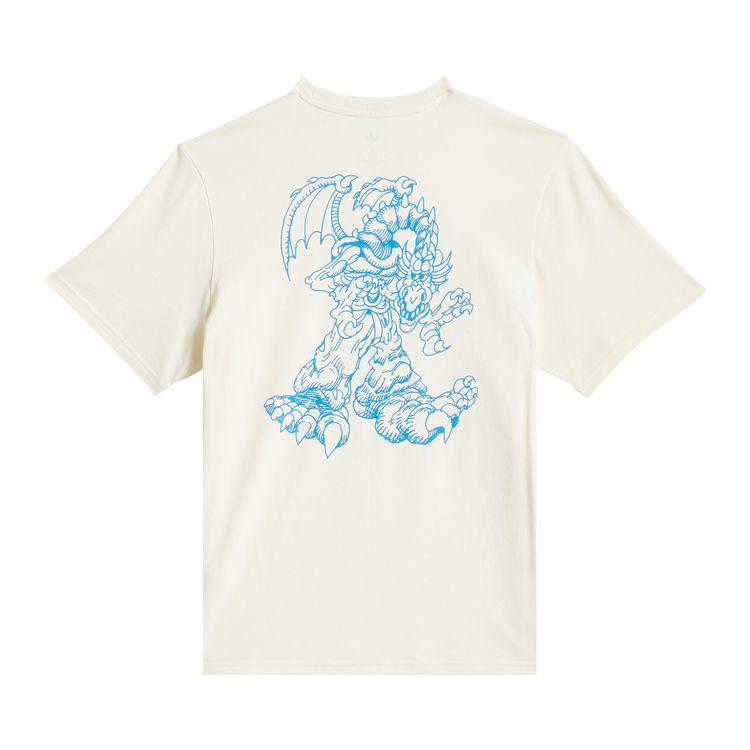 Adidas Skateboarding x Kogancult Dragon Tee Cream WhiteLucid Ray Blue
