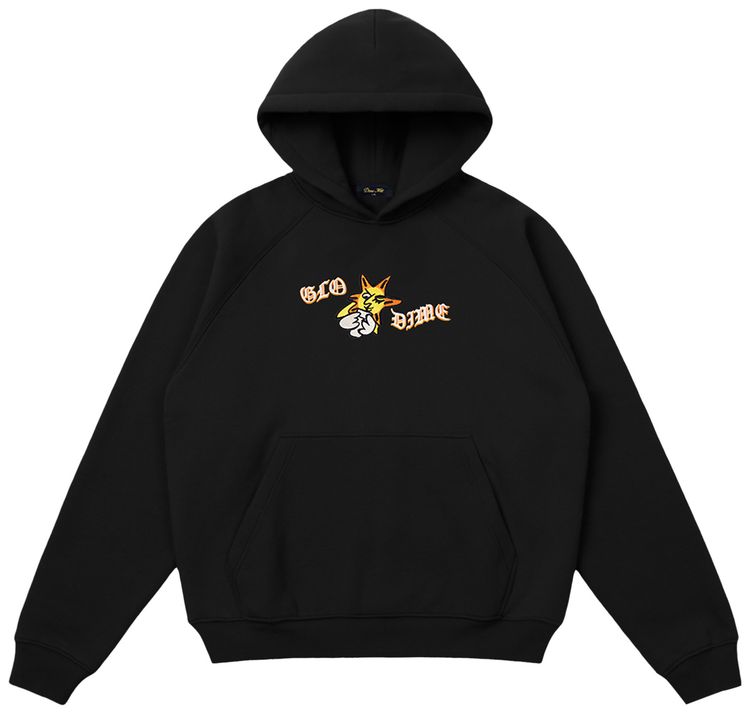 Dime Glo Sun Hoodie Black