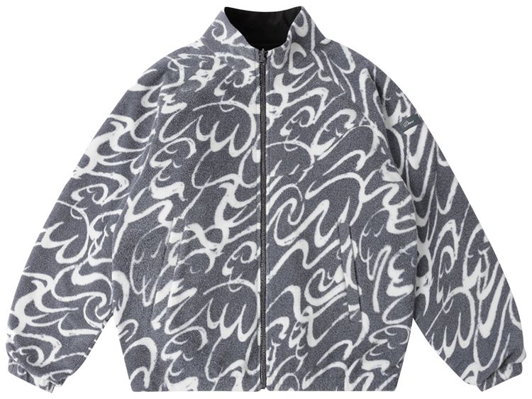 Dime Reversible Chilling Fleece GreyBlack
