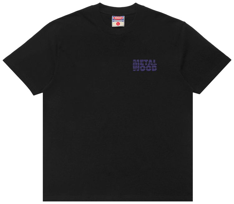 Metalwood Studio Free Metalwood T Shirt Black