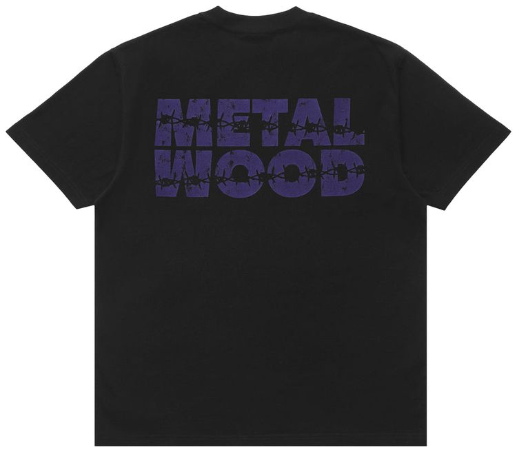 Metalwood Studio Free Metalwood T Shirt Black