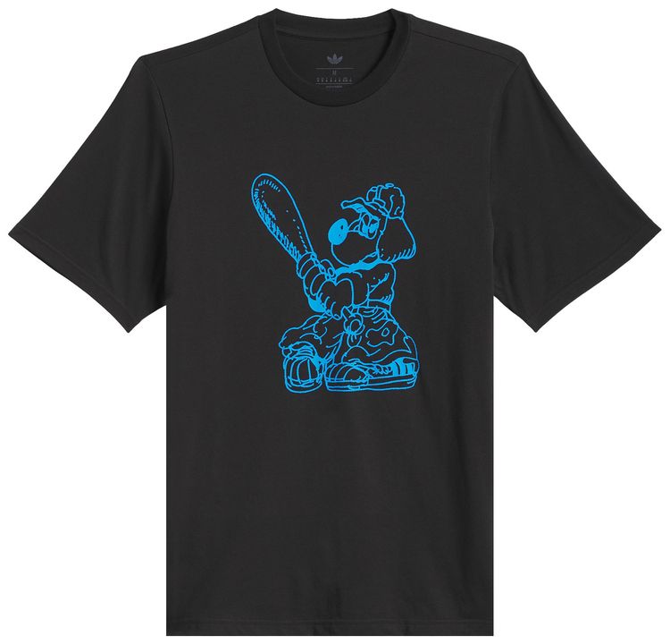Adidas Skateboarding x Kogancult Dog Tee BlackLucid Ray Blue