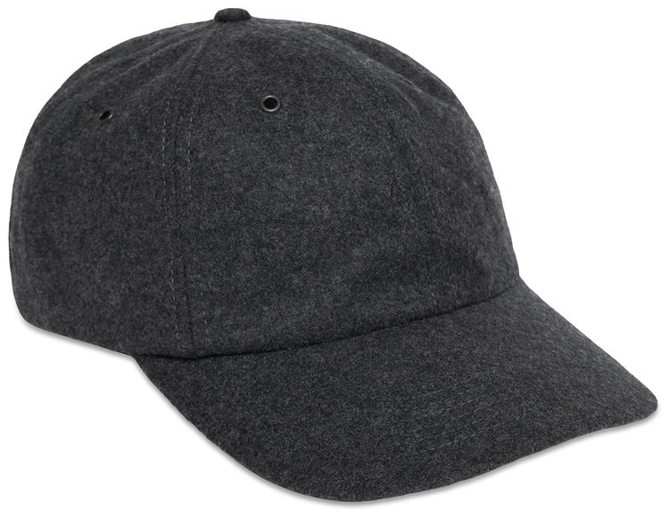Noah Wool Flannel 6 Panel Charcoal