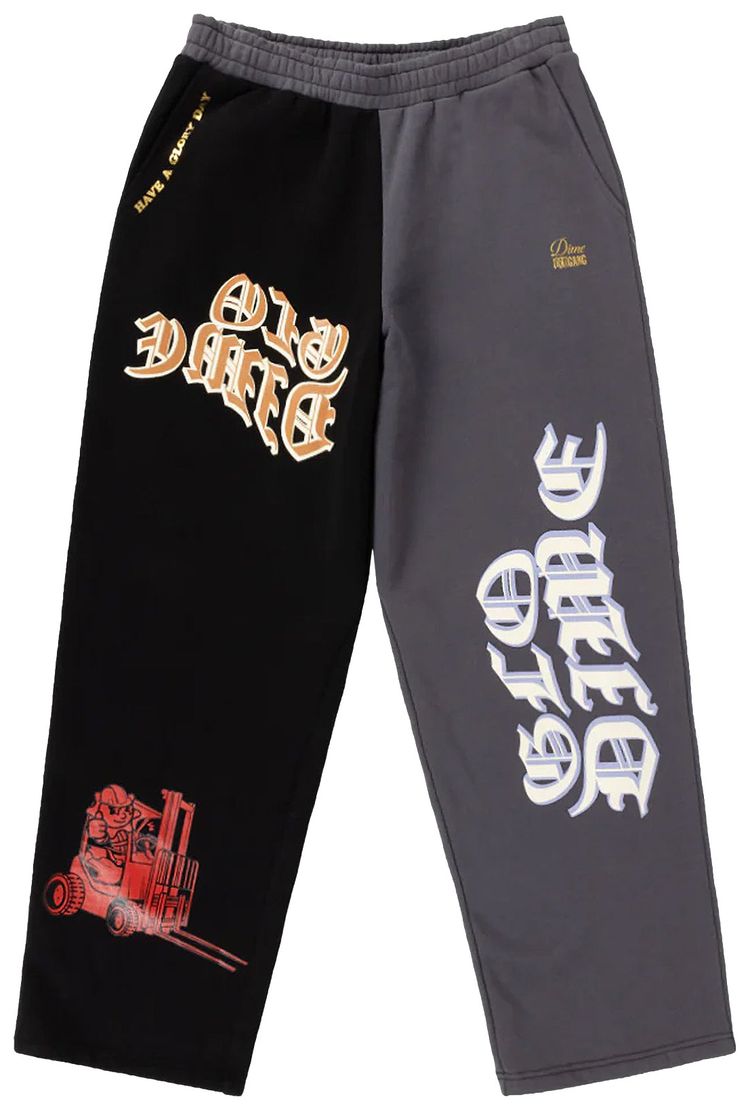 Dime Glo Sweatpants BlackCharcoal