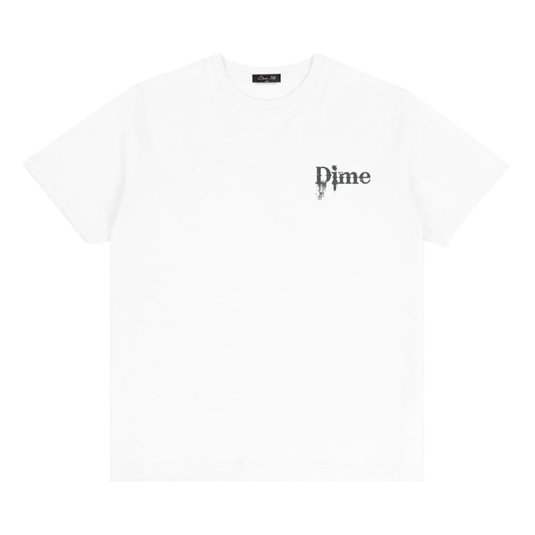 Dime Challenged T Shirt White