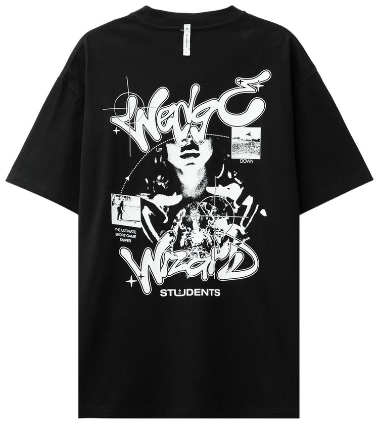 Students Wizardry Short Sleeve T Shirt Black