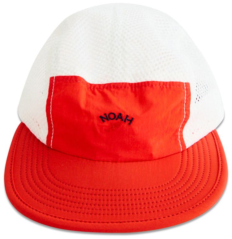 Noah Nylon Mesh Top Runner Cap Red