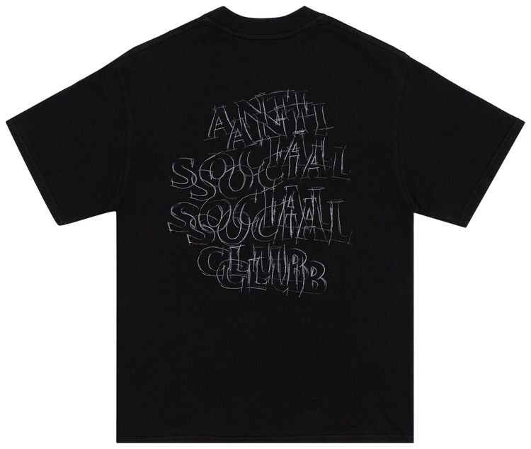 Anti Social Social Club Keyed Up Tee Black