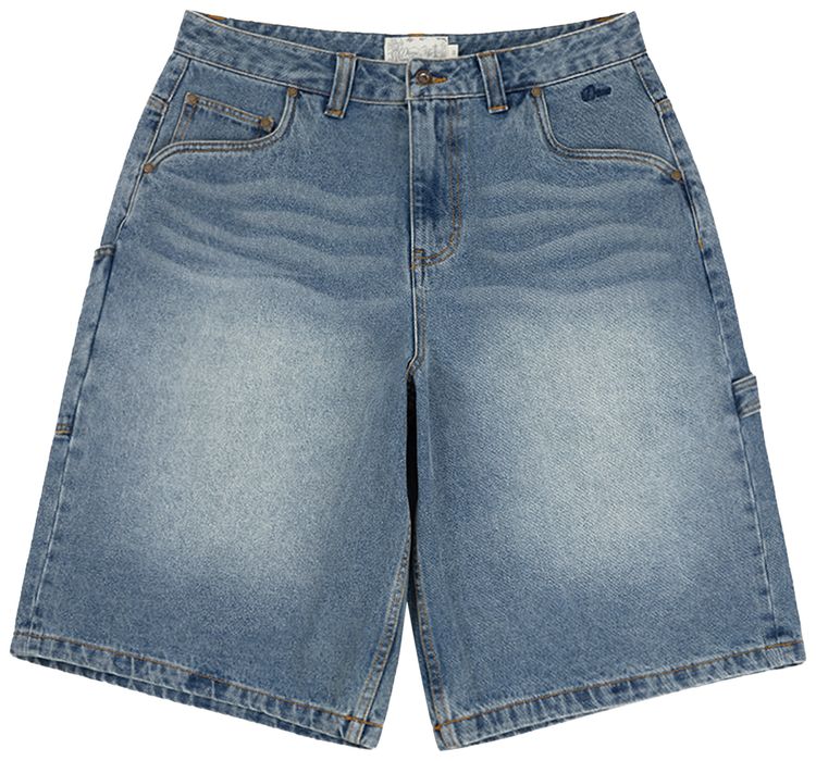 Dime Classic Denim Shorts Sandblasted Indigo