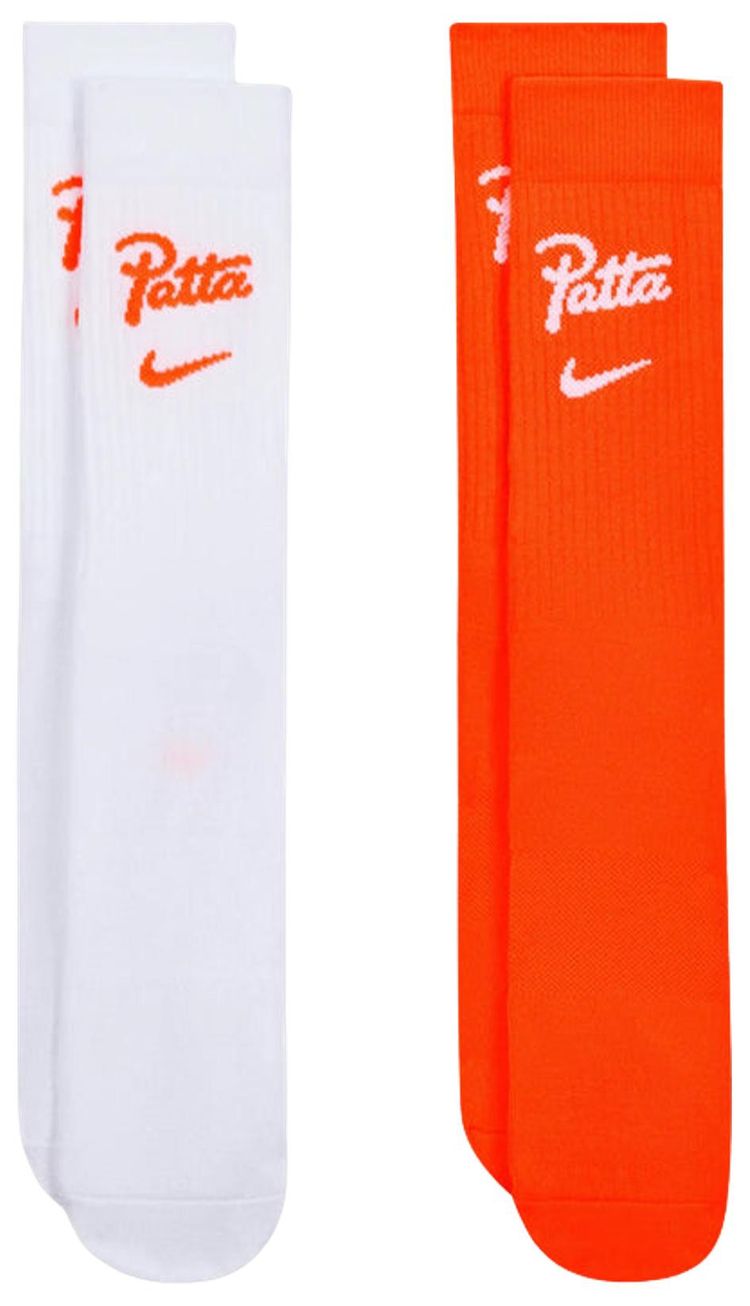 Nike Netherlands x Patta Everyday Essential Crew Socks 2 Pairs White