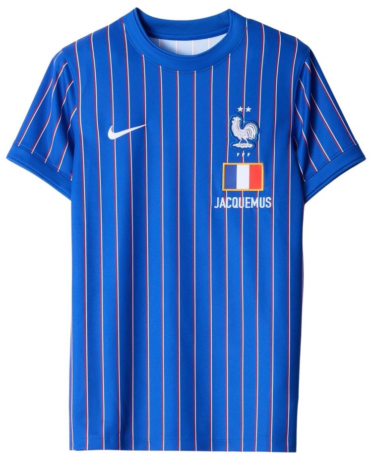 Nike Wmns France x Jacquemus Dri Fit Short Sleeve Top Blue