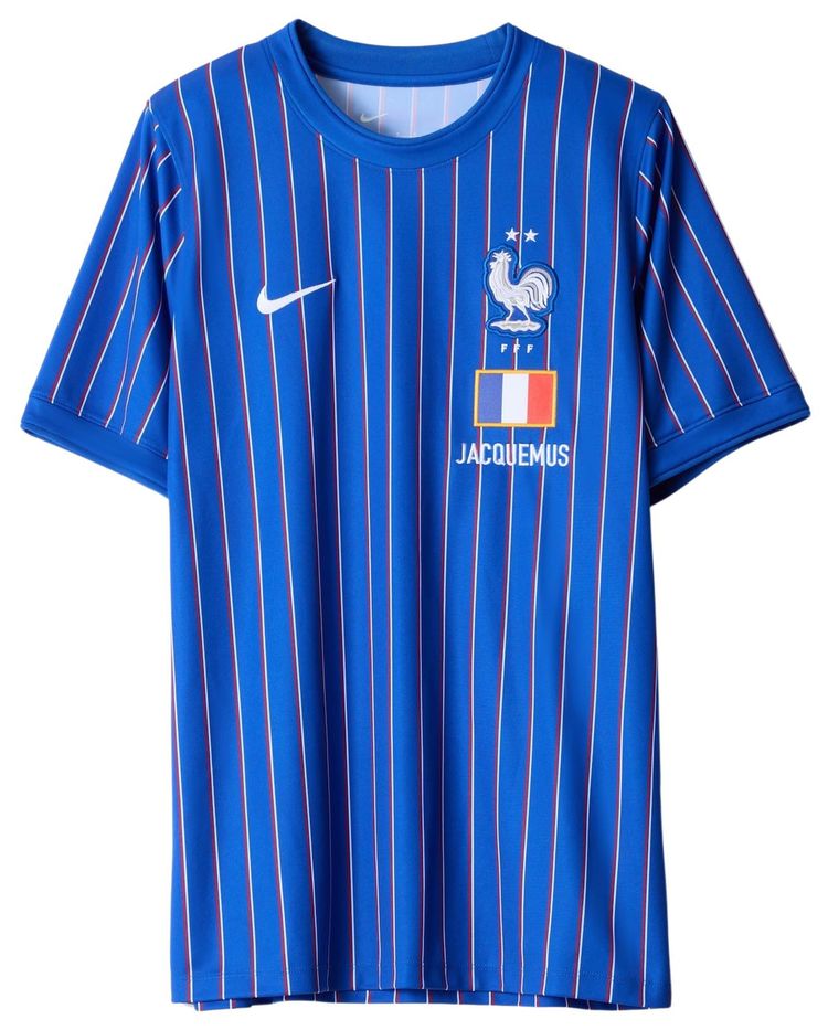 Nike France x Jacquemus Dri Fit Short Sleeve Top Blue