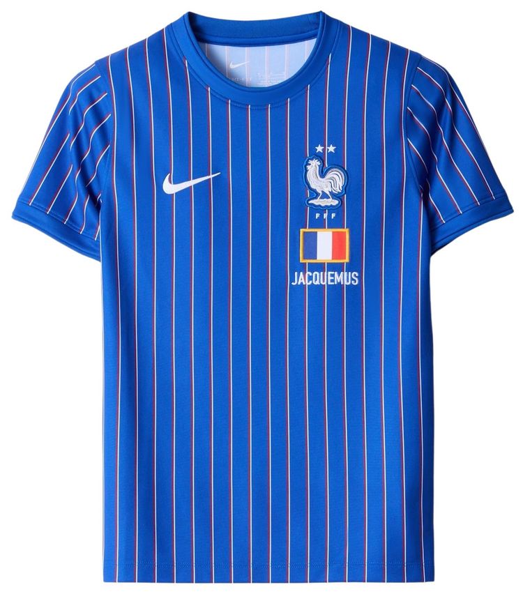 Nike France x Jacquemus Dri Fit Short Sleeve Top Blue