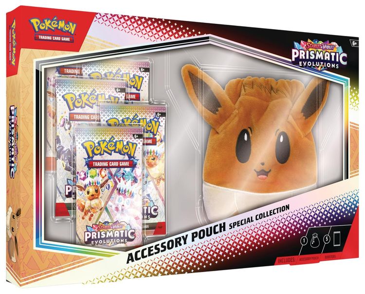 Pokemon Scarlet  Violet Prismatic Evolutions Accessory Pouch Special Collection