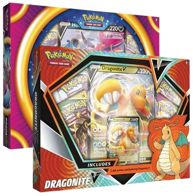 Pokemon Hoopa V BoxDragonite V Box Set of 2