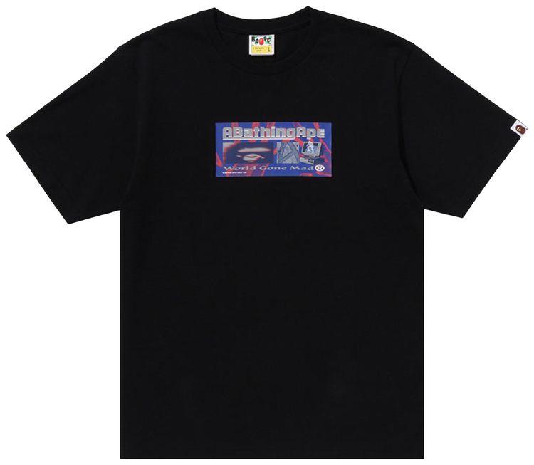 BAPE Handprint Logo Tee Black