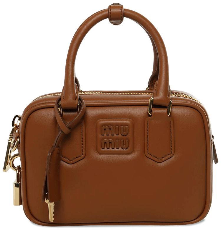 Miu Miu Softy Padded Bag Cognac
