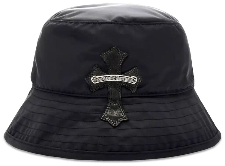 Chrome Hearts Cross Patch Chum Bucket Hat Black