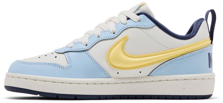 Nike Court Borough Low Recraft GS  Celestine Blue Soft Yellow