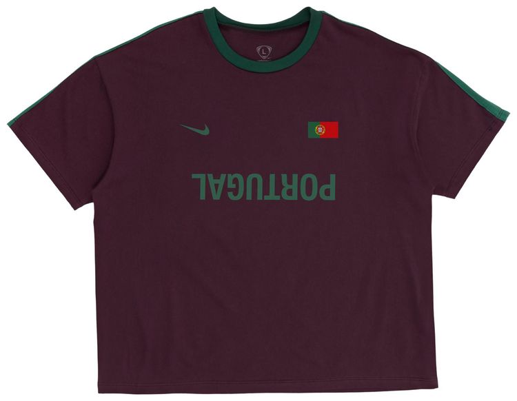 Cactus Jack by Travis Scott x Nike Portugal Total 90 Tee Burgundy