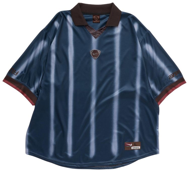 Cactus Jack by Travis Scott x Nike France Total 90 Retro Jersey Blue