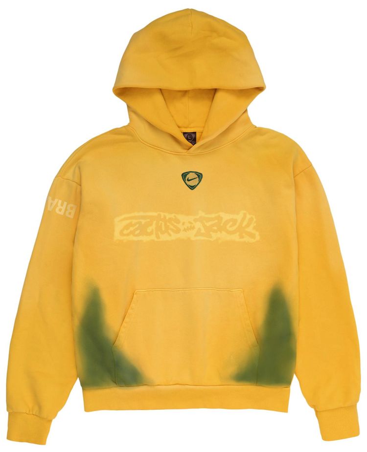 Cactus Jack by Travis Scott x Nike Brasil Total 90 Hoodie Yellow