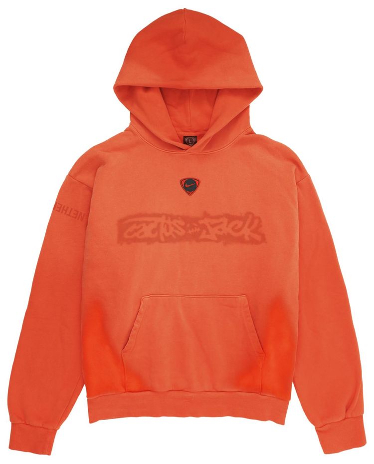 Cactus Jack by Travis Scott x Nike Netherlands Total 90 Hoodie Orange