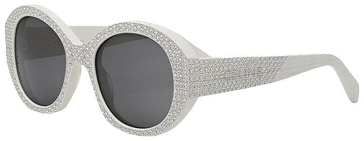 CELINE Round Sunglasses Ivory