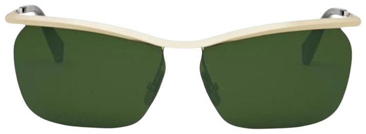 CELINE Square Sunglasses Green