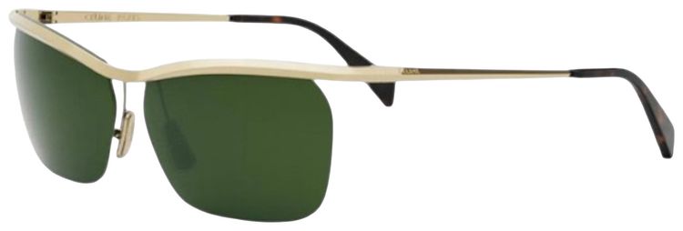 CELINE Square Sunglasses Green