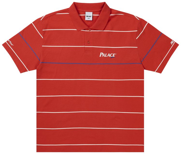Palace Golf Polo Washed Red