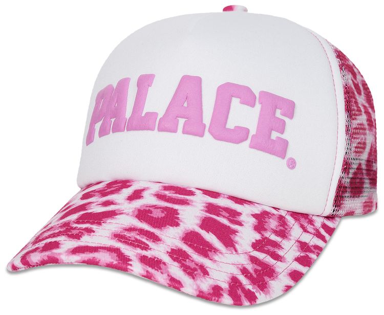 Palace Uni Trucker Leopard Pink