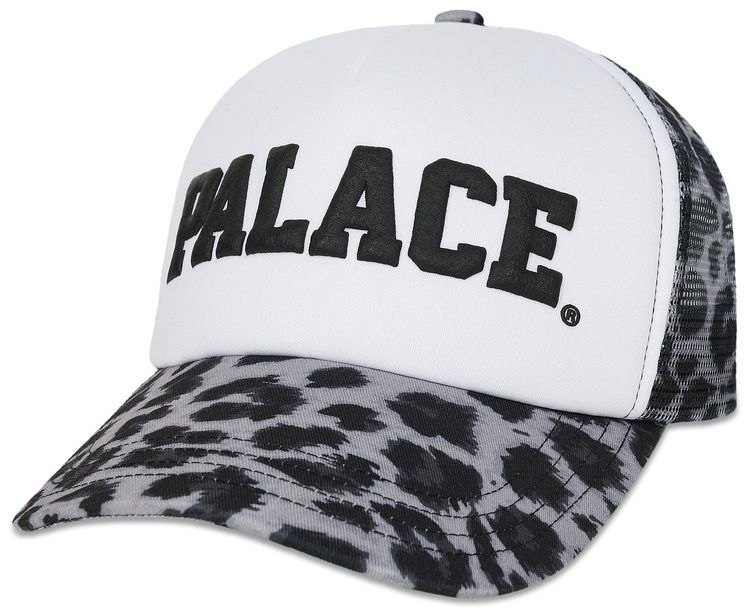 Palace Uni Trucker Leopard Black