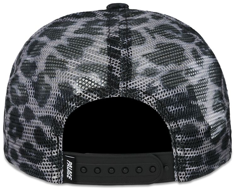 Palace Uni Trucker Leopard Black