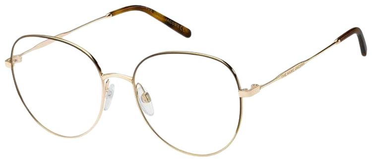 Marc Jacobs Round Glasses Brown