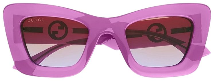 Gucci Cat Eye Sunglasses Orange