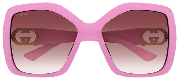 Gucci Square Sunglasses Pink